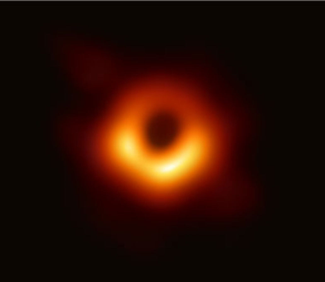 The first image of a black hole.
